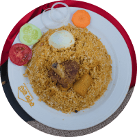 Kacchi Basmati: One Piece Mutton with EGG & Chatni